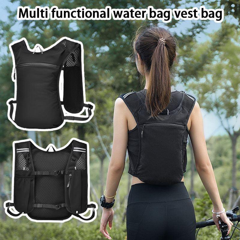 Running Gear Water - Chaleco Multifuncional con Bolsa de Agua,