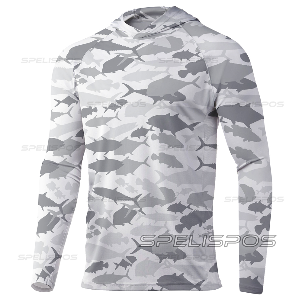 Running Gear On - Sudaderas con capucha de pesca Anti-UV