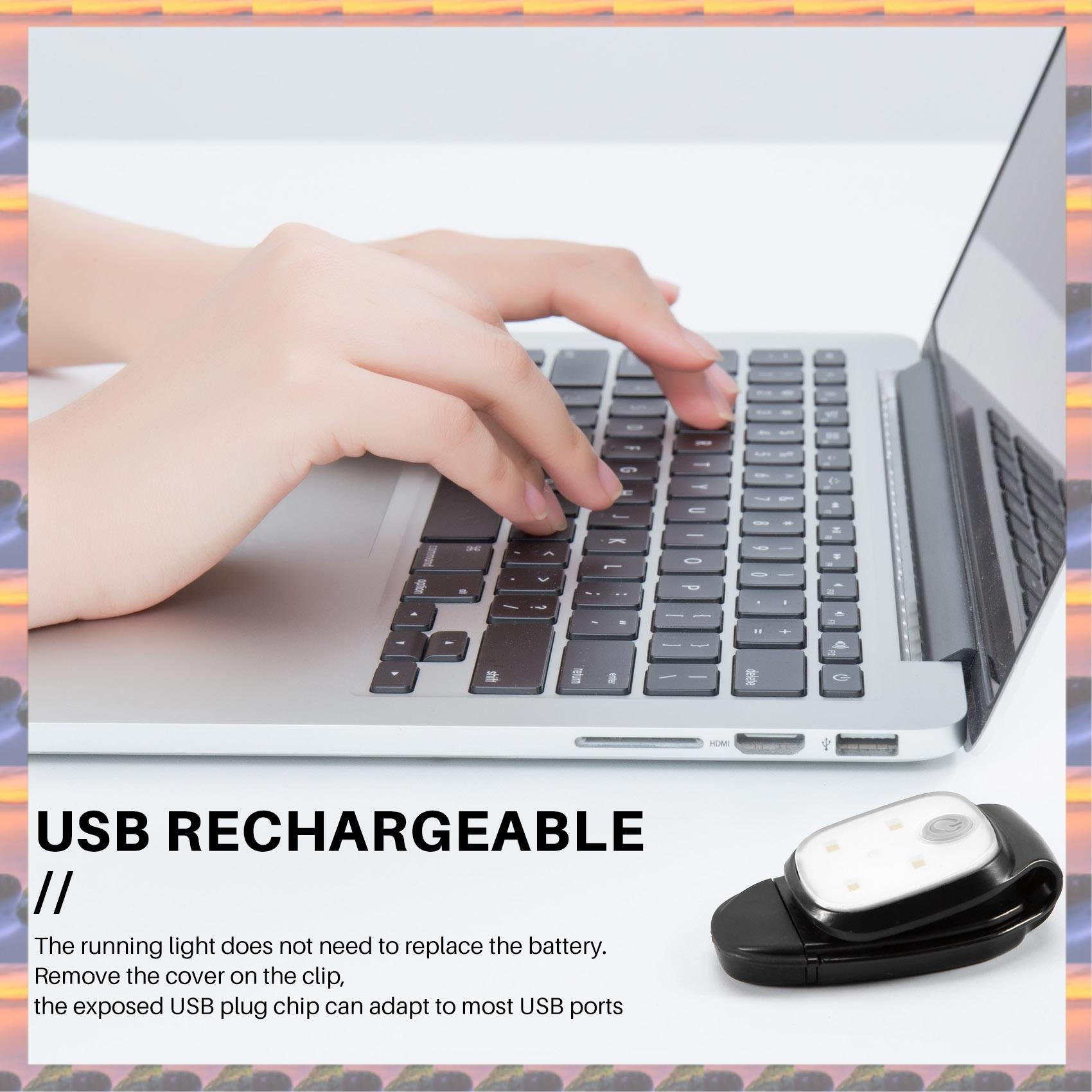 Running Gear On - ABML-luz LED reflectante recargable por USB