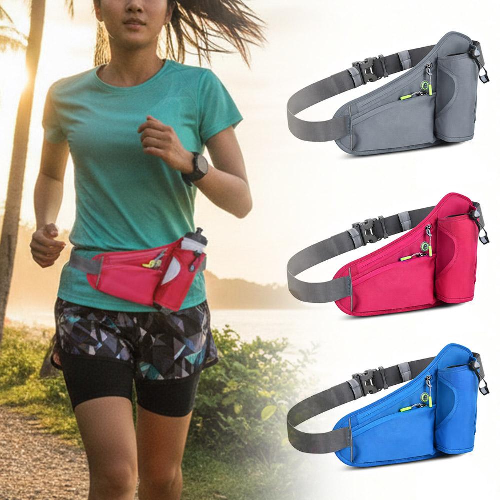 Running Gear Water - Riñonera con Porta Botella de Agua,