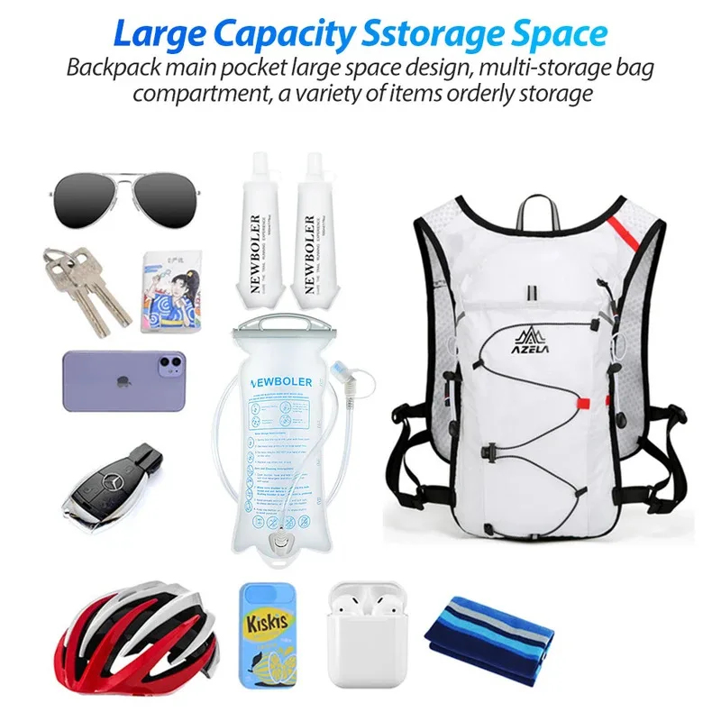 Running Gear Water - Chaleco de Hidratación para Correr, Mochila