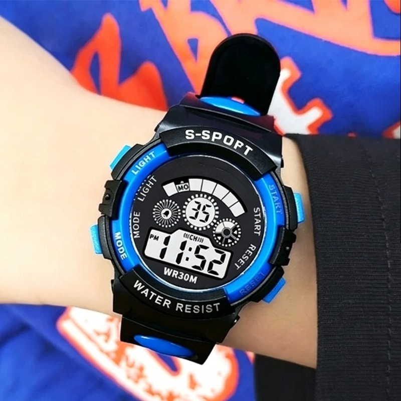 Running Gear Water - Reloj electrónico para niños, resistente al