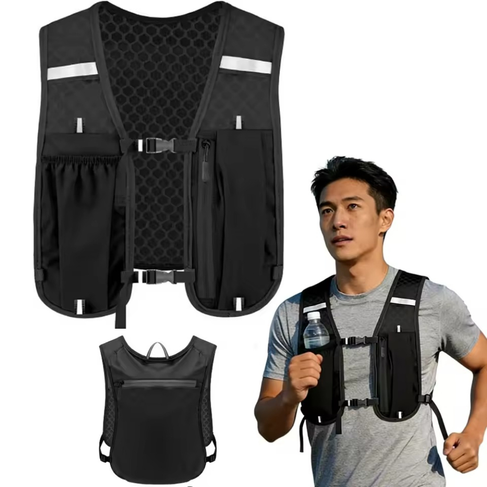 Running Gear Autumn - Chaleco de Hidratación para Correr, Ligero,