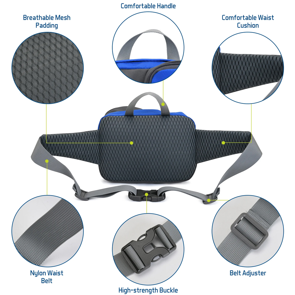 1PCSFanny Pack Waist Bag - Equ - Running Gear Sale reseña y precio
