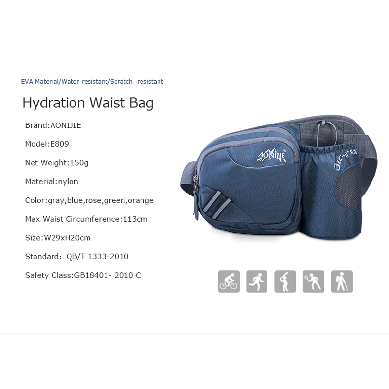 Riñonera de Hidratación AONIJI - Running Gear Water reseña y precio