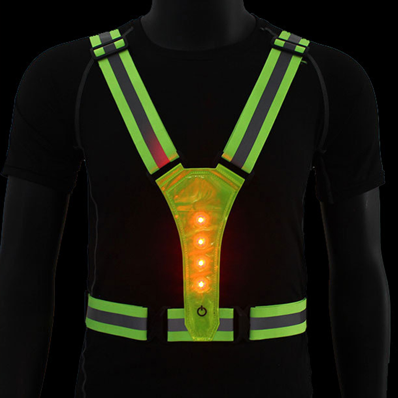 Chaleco de seguridad LED ajust - Running Gear Sale reseña y precio