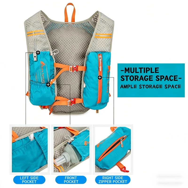 Mochila Chaleco para Correr, M - Running Gear Water reseña y precio