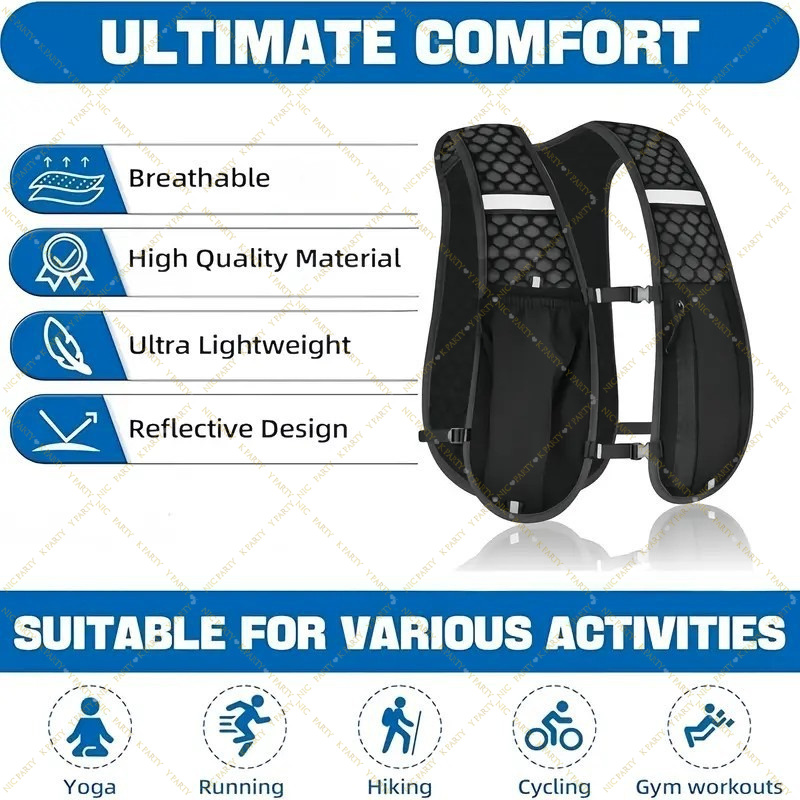 Chaleco de Running para Marató - Running Gear Water reseña y precio