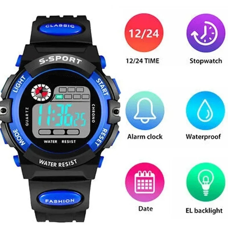 Reloj electrónico para niños,  - Running Gear Water reseña y precio