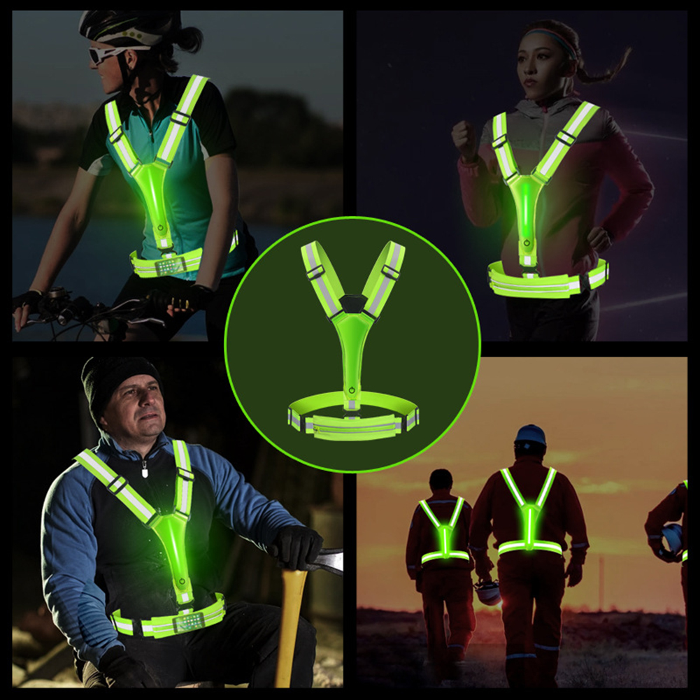 Chaleco Reflectante LED para C - Running Gear Autumn reseña y precio