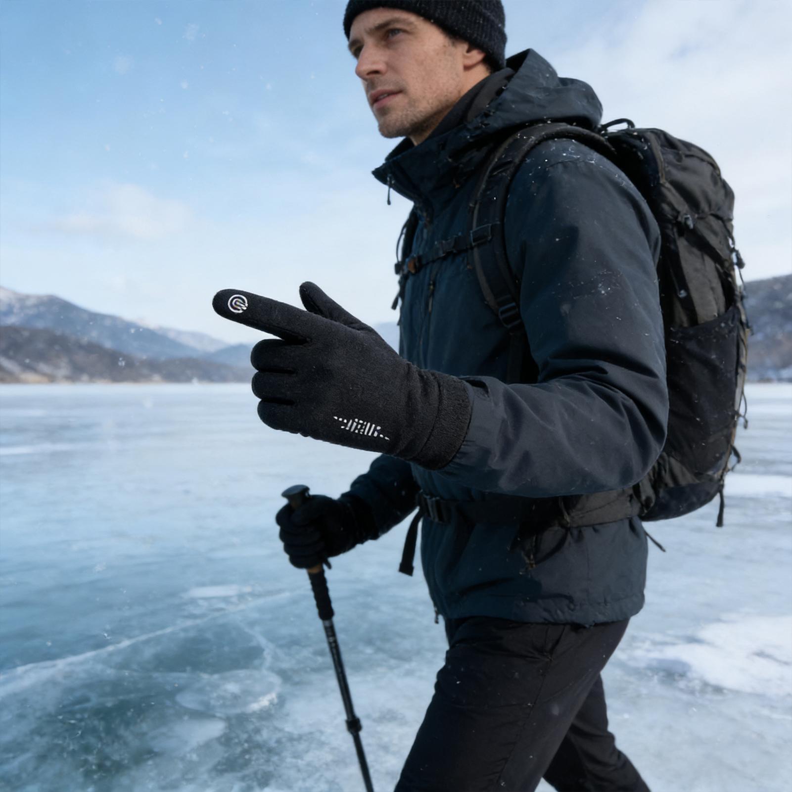 Guantes cálidos para ciclismo, - Running Gear In Snow reseña y precio